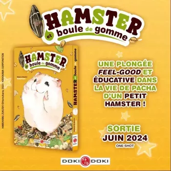 Hamster et boule de gomme : alerte animal mignon !